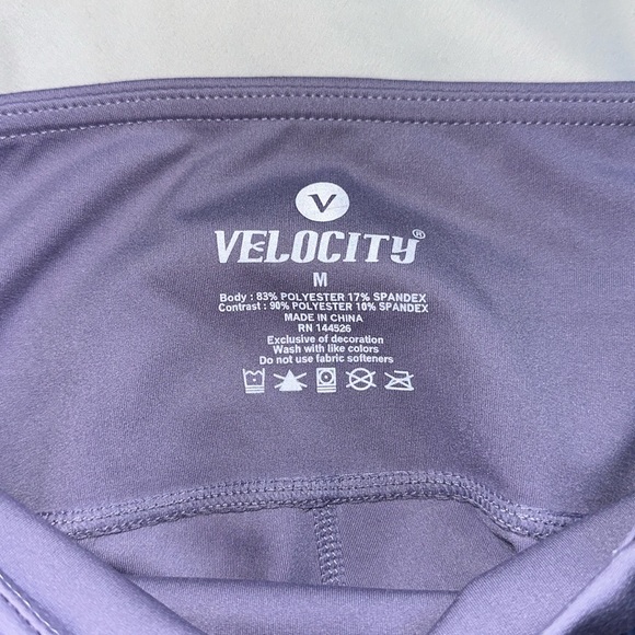 Lavender compression workout leggings - Picture 4 of 5